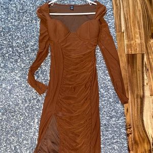 BRAND NEW Burnt Orange Shein Dress